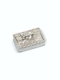 TWO GEORGE IV SILVER SNUFF-BOXES, MARK OF EDWARD STAMMERS, LONDON, 1820;  ONE WITH DATE-LETTER INDISTINCT
