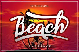 A script typeface with vintage and rustic look! Beach Free For A Limited Time This Free Font Comes With Our Premium License Which Allows Commercial And Pers Free Fonts Download Free Script Fonts Beach Fonts