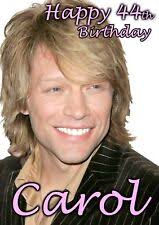 Personalised Jon Bon Jovi Birthday Card online kaufen