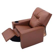 Kids Recliner With Cup Holder Brown Leather Sofa Chair Recliners Chairs For Children Www Homedecortips Online C Kids Recliners Kids Sofa Chair Recliner Chair