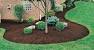 Red Mulch Garden