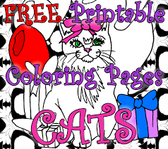 A pussy with little ribbons. 10 Free Printable Cat Coloring Pages For Kids Hubpages
