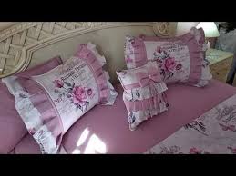 خياطة مفارش غرف النوم للعرايس عصرية و راقية Youtube Bed Sheet Painting Design Bed Bed Pillows