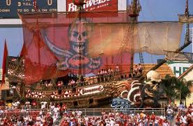 One Of The Attractions Of The Tampa Bay Area Is Buccaneer Football The Pirate Ship Is A Central Feature Of Raymond James Stadiu Tampa Bay Bucs Tampa Bay Tampa