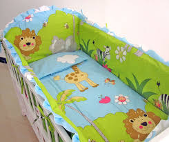 Shop for crib sheet forest at buybuy baby. Promotion 6pcs Forest Baby Bedding Set Cotton Baby Bedding Curtain Crib Bedding Set Baby Cot Sets Bumper Sheet Pillow Cover Buy At The Price Of 38 40 In Aliexpress Com Imall Com