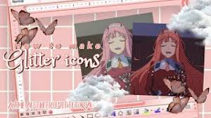 Download it free and share your own. Ë‹Ë How To Make Anime Icons With Glitter Anime Edits Tutorial ËŽËŠ Youtube