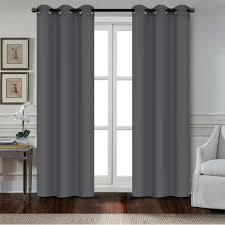 Lubelski modern blackout luxury windows curtain drape panel for living room bedroom interior home decoration solid color. Mallen Home Thermal Insulated Blackout Curtains With Grommets Gray 38 W X 84 L Set Of 2 Panels Walmart Com Walmart Com