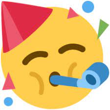 Partying Face On Twitter Twemoji 11 1 Party Horns Emoji Hat Emoji