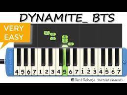 Dynamite Bts Not Pianika Youtube Dynamite Bts Icaa