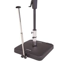 Pied Parasol 50 Kg Noir En Beton Muni De Roulettes Snow Shovel Parasol Shovel
