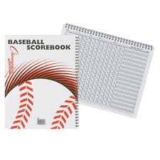Contemporary format with scoring space for 75 games/official scoring rules and instructions for scoring. Baseball Scorebook