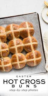 Hot Cross Buns Recipe With Step By Step Photos Eat Little Bird Recipe Hot Cross Buns Recipe Easter Recipes Easy Delicious Recipes