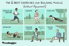 6 exercises for building muscle without