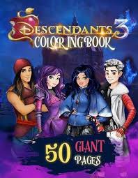 Print descendants coloring pages for free on our website and immerse yourself in the world of magic. Descendants 3 Coloring Book Anna Lawrence 9798648536616