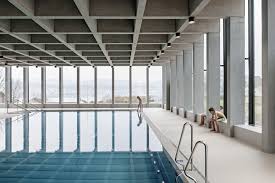Baden Im Berg Schwimmbad In Erlenbach Bei Zurich Architektur Planschbecken Kinder Coole Architektur