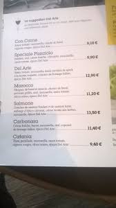 Commandez en ligne et savourez votre pizza à emporter ou profitez du confort de nos restaurants italiens pour profiter d'un bon moment en del arte. Exemple Menu Picture Of Pizza Del Arte Chatellerault Tripadvisor