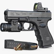 Enter the world of glock products. Gun Glock 19 Gen 4 Zielfernrohr Taschenlampe 3d Modell Turbosquid 1095902