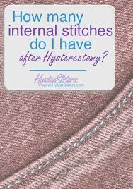 How Many Internal Stitches Do I Have After Hysterectomy Hysterectomy Recovery Article Hystersisters Hysterectomy Hysterectomy Recovery Laproscopic Hysterectomy