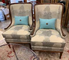 Tall Back Bergere Chair Made In North Carolina By Hancock And Moore We Call This A Philosopher Chair Because I Sell Used Furniture Furniture Selling Furniture