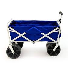 Amazon Com Mac Sports Heavy Duty Collapsible Folding All Terrain Utility Beach Wagon Cart Blue White Childrens Beach Wagon Cart Beach Wagon Folding Wagon