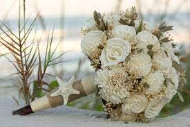 Popular Items For Beach Bouquet On Etsy Beach Bouquet Beach Wedding Flowers Beach Wedding Bouquets
