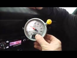 I connected the black wire to the next i clipped the meter wire onto the white wire from the distributor. Setting Auto Meter Tach Youtube