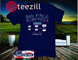 According to the south florida sun sentinel, butler is working with a legal firm in pittsburgh to try and trademark big face coffee's logo. Big Face Coffee Shirt Miami Basketball Teezill Coffee Shirts Big Face Miami Basketball