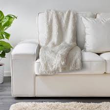 Dystermal Throw Off White 51x67 Ikea White Throw Blanket Ikea Single Size Bed