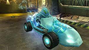 The way to unlock fast track is to come in first against him and heatblast is the same. Ben 10 Galactic Racing Screenshots