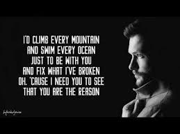 You Are The Reason Calum Scott Lyrics Youtube Love Songs Lyrics Reason Song Reason Music
