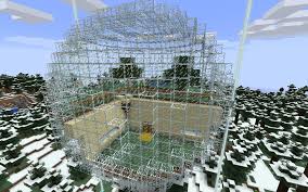 Some like challenging themselves in survival. á… Futuristisches Kugel Haus In Minecraft Bauen Minecraft Bauideen De