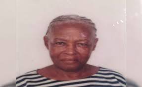 Death Announcement of 87 year old Justine Leblanc Nee Massicot of Ambas,  Vieille Case