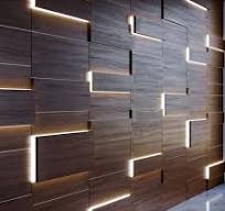 Self-Adhesive Acoustic Wall Panels Wood Veneer Soundproof Board 0.7in Thick  3D Design for Studios Restaurants