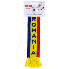 Flag of romanian minister of national defence. Truck Duck Lkw Auto Minischal Romania Rumanien Mini Schal Wimpel Flagge Fahne Saugnapf Spiegel Deko Autoscheich