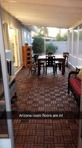 Runnen Ikea Deck Tiles Diy One Day Makeover Porch Makeover Ikea Patio Ikea Deck Tiles