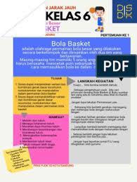 Dalam permainan bola basket, terdapat beberapa teknik dasar yang harus dikuasai oleh setiap pemain, salah satunya adalah teknik dribbling atau menggiring bola. Lks Bola Basket Part 1