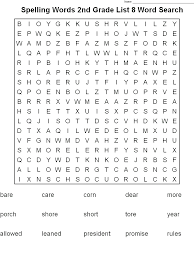 This list of fall word search puzzles is a great activity to do on a crisp fall day. 2nd Grade Word Search Best Coloring Pages For Kids
