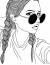 Messy Bun Tumblr Girl