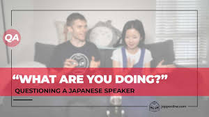It has a whole host of different uses. How To Ask What Are You Doing In Japanese Qa With Japanese Speaker Japanese Lesson Youtube
