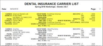 Subscriber's address street city state zip new address 12. Understanding The Insurance Carrier List Dentrix