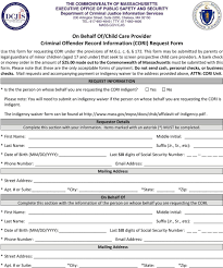 It includes all cases even if you were found not guilty or the case was dismissed. On Behalf Of Child Care Provider Criminal Offender Record Information Cori Request Form Pdf Free Download
