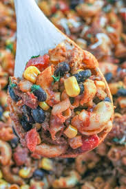 Stir in taco seasoning mix and 3/4 cup water. Skillet Taco Mac And Cheese New South Charm