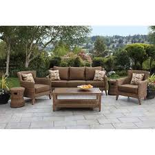 Seagrass 6 Piece Woven Seating Set From Studio By Brown Jordan Outdoor Furniture Sets Screened In Porch Furniture Patio Seating Sets