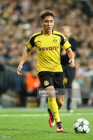 Emre Mor Of Borussia Dortmund In Action During The Uefa Champions League Match Between Real Madrid Cf And Borussia Dortm Borussia Dortmund Dortmund Real Madrid