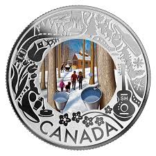 Possible bearishness on funcoin downside. Pure Silver Coloured Coin Maple Syrup Tasting Celebrating Canadian Fun And Festivities Mintage 4 000 2019 The Royal Canadian Mint