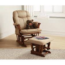 Baby Relax Deluxe Glider Rocker And Ottoman Walnut Walmart Nursery Rocking Chair Glider Nursery Glider Chair Rocking Chair Nursery