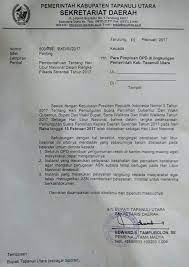 Kamu sedang membutuhkan surat keterangan kerja?. Pemberitahuan Libur Nasional Pilkada Serentak Tahun 2017 Bkd Taputkab Go Id