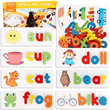 This game is best played with 6 to 8 letters at a time. Buy Kramow Wooden Letter Game Colorful Alphabet Learning Games For Kids Early Educational Toy For 3 4 5 6 Year Old Online In Japan B09fk28cm7