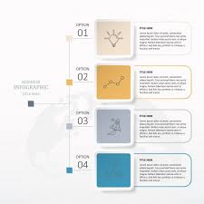 Colorful Square Infographics With 4 Step In 2020 Infographic Design Template Timeline Design Timeline Infographic Design