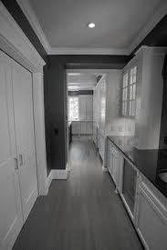 Gray Hardwood Floors Design Ideas Pictures Remodel And Decor Small Basement Remodel Grey Hardwood Floors Brown Living Room Decor